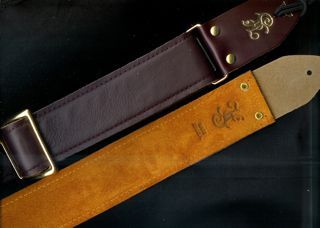 Padded Burgundy Leather Buckskin Sued 24K Gold Hardware.jpg